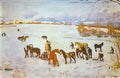 Konstantin Yuon watering ligachevo 1916 Art A4 Photo Print