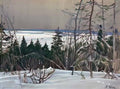 Konstantin Yuon winter forest Art A4 Photo Print UK