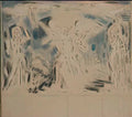 Konstantinos Parthenis allegorical scene 1955 Art A4 Photo Print