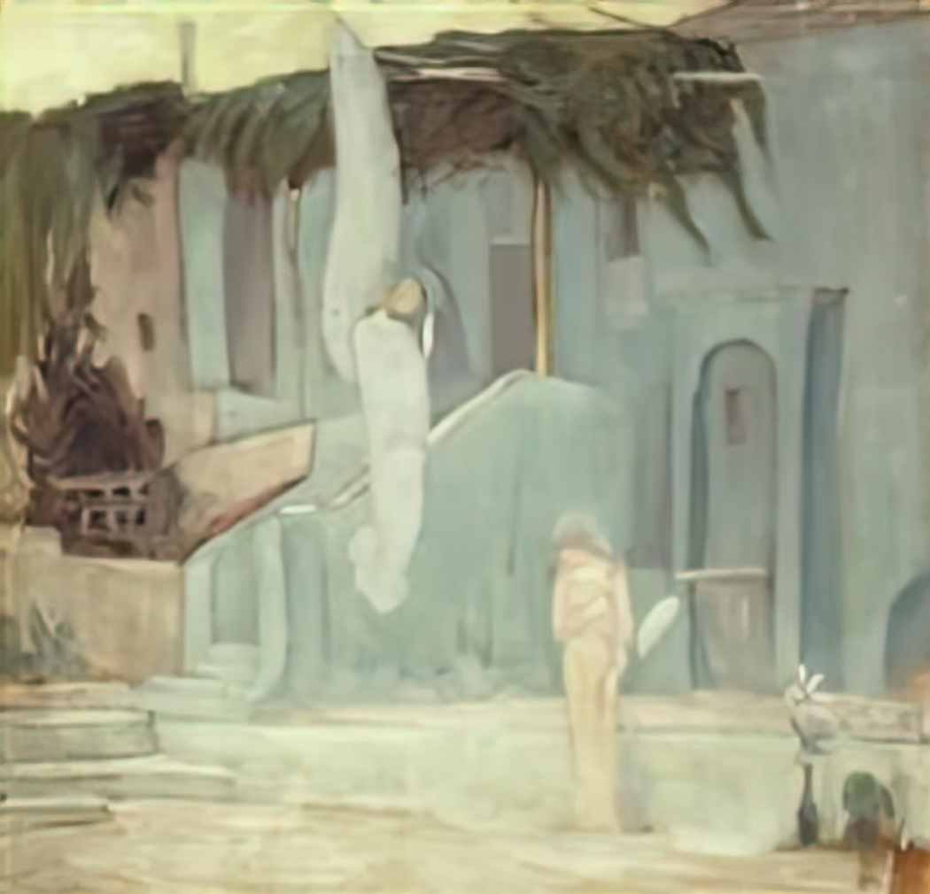 Konstantinos Parthenis annunciation Art A4 Photo Print