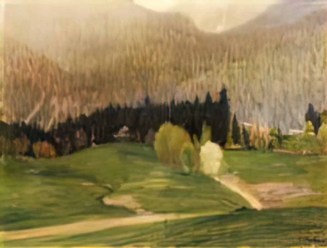 Konstantinos Parthenis lan with firs 1902 Art A4 Photo Print