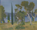 Konstantinos Parthenis landscape 1917 Art A4 Photo Print