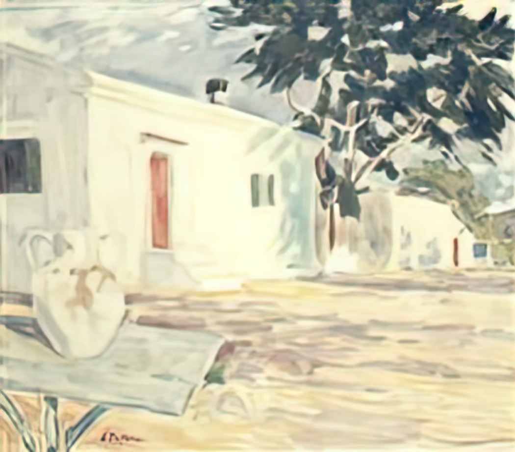 Konstantinos Parthenis landscape 2 Art A4 Photo Print