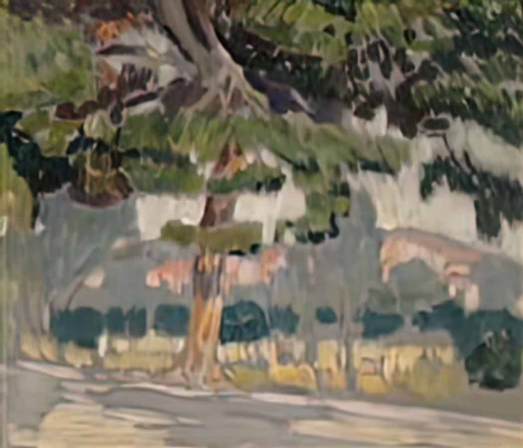 Konstantinos Parthenis landscape Art A4 Photo Print