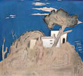 Konstantinos Parthenis landscape with three figures 1935 Art A4 Photo Print