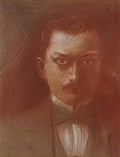Konstantinos Parthenis self portrait 1899 Art A4 Photo Print