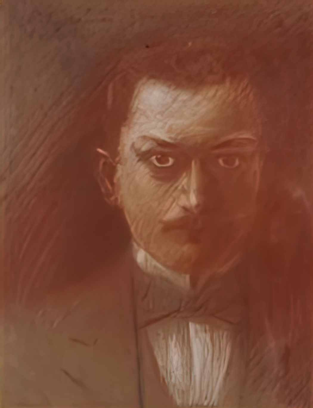 Konstantinos Parthenis self portrait 1899 Art A4 Photo Print