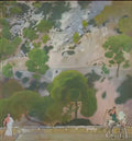 Konstantinos Parthenis the slope 1908 Art A4 Photo Print
