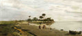 Konstantinos Volanakis elegant figures at the shore1 Art A4 Photo Print
