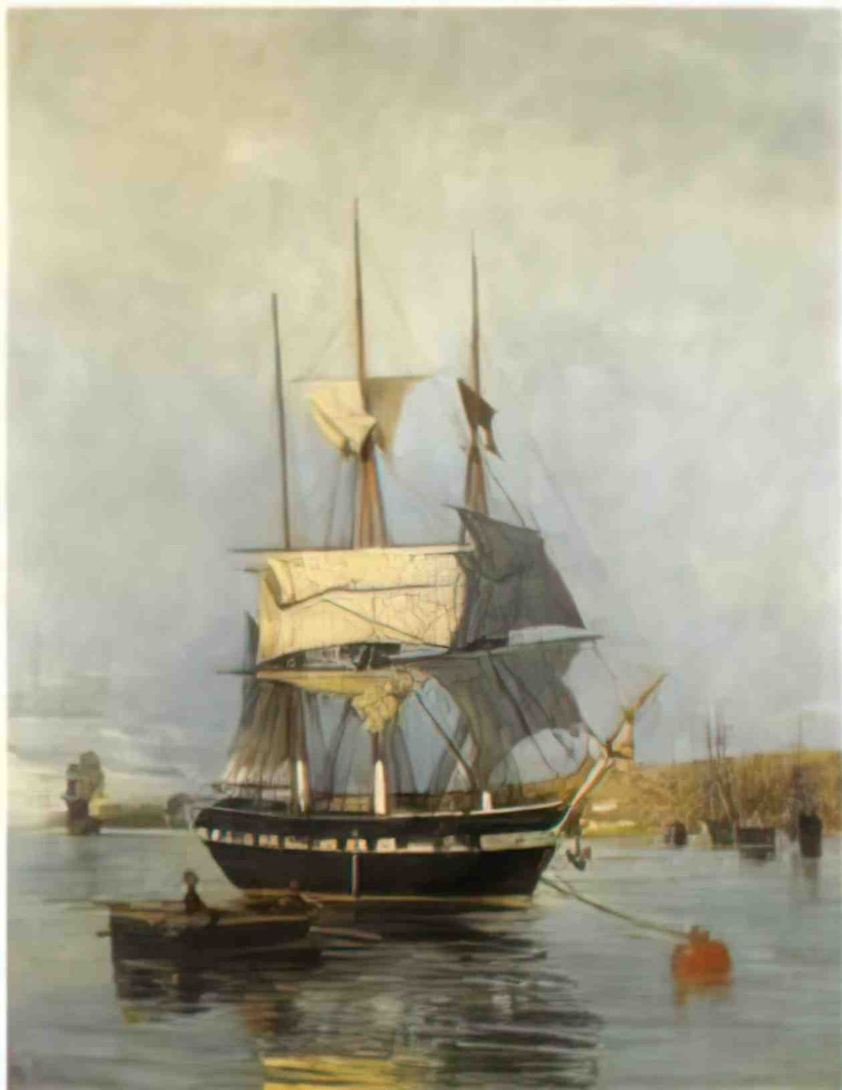 Konstantinos Volanakis greek ship Art A4 Photo Print