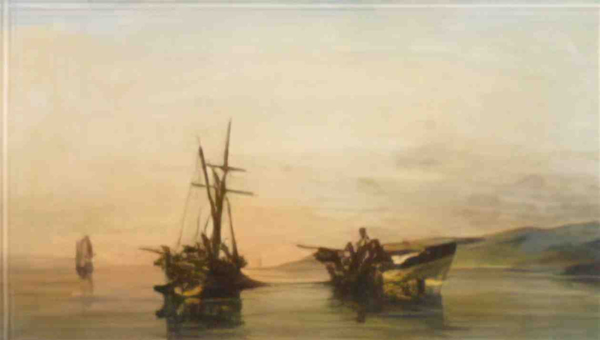 Konstantinos Volanakis on calm waters Art A4 Photo Print