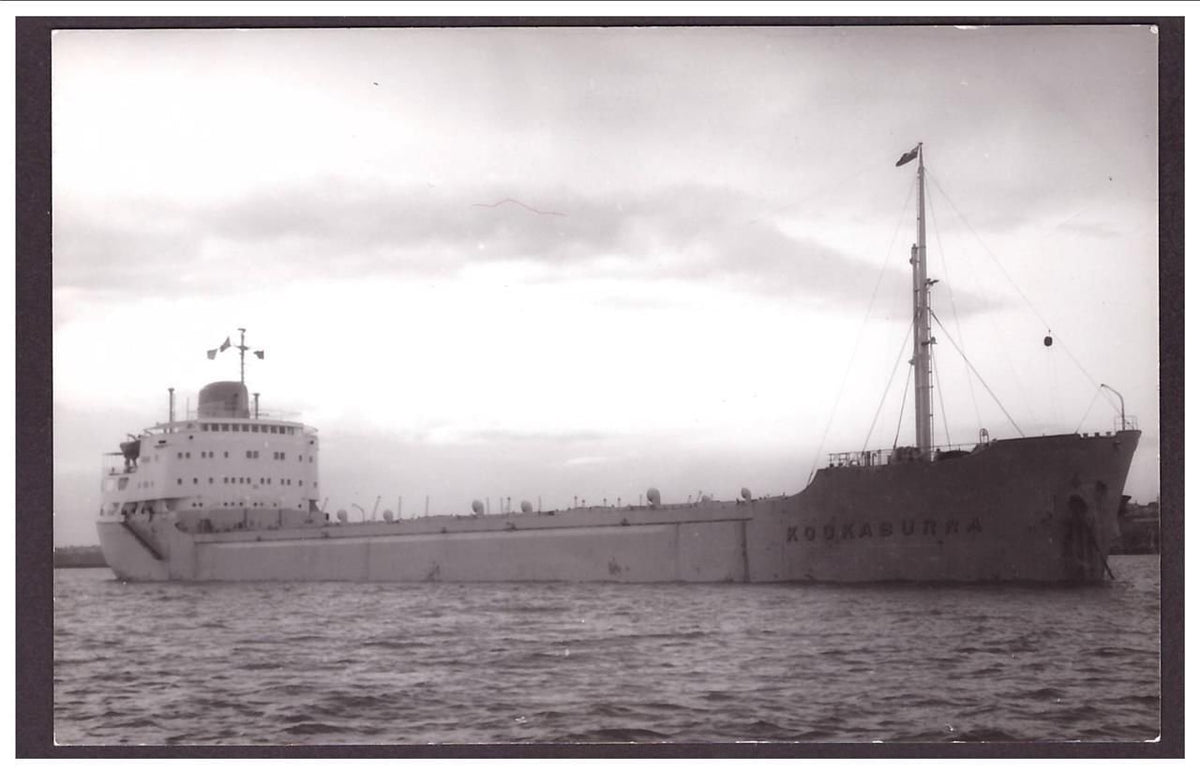 Kookaburra Red Transatlantic Sweden 1959 Steam ship A4 Photo Print