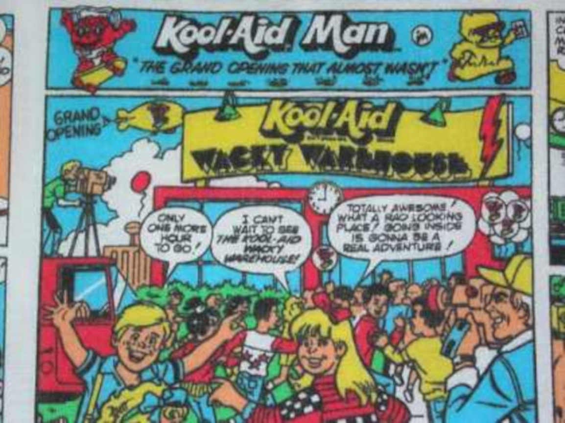 Kool Aid Man Vintage Retro Advert Ads A4 Photo Print