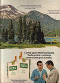 Kool Cigarettes Taste Vintage Retro Advert Ads A4 Photo Print