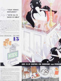 Kool Penguin Cigarettes Vintage Retro Advert Ads A4 Photo Print