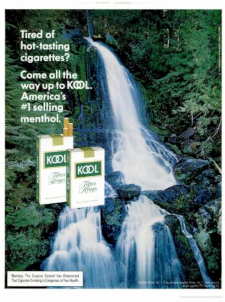 Kool Waterfall Boxes Vintage Retro Advert Ads A4 Photo Print