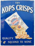 Kops Crisps Vintage Vintage Retro Advert Ads A4 Photo Print