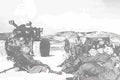 Koren War 740Korea Military A4 Photo Print