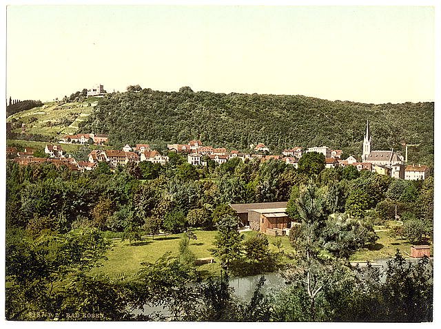 Kosen les Bains Thuringia Vintage A4 Photo Print