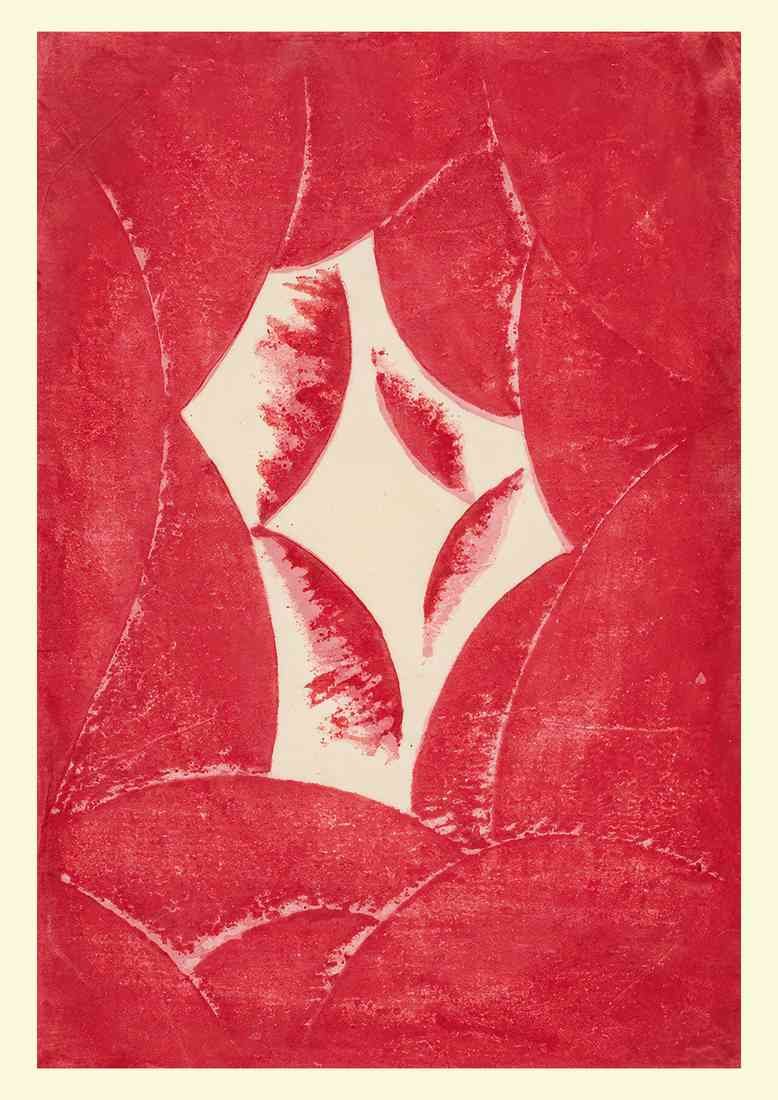 Koshiro Onchi light time 1915 A4 Photo Print