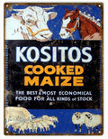 Kositos Cooked Maize 2 Vintage Retro Advert Ads A4 Photo Print
