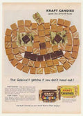 Kraft Candies Jackolantern Vintage Retro Advert Ads A4 Photo Print