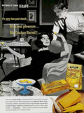 Kraft Cracker Cheese Vintage Retro Advert Ads A4 Photo Print