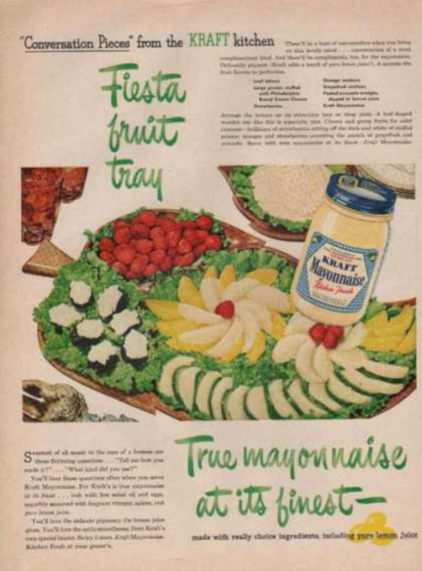 Kraft Fruit Tray Vintage Retro Advert Ads A4 Photo Print