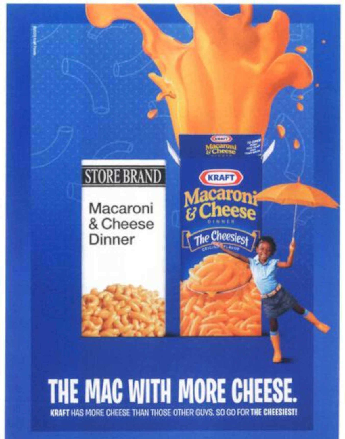 Kraft Mac Cheese Vintage Retro Advert Poster A4 Photo Print