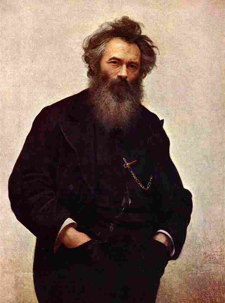 Kramskoi Ivan Shishkin Art A4 Photo Print
