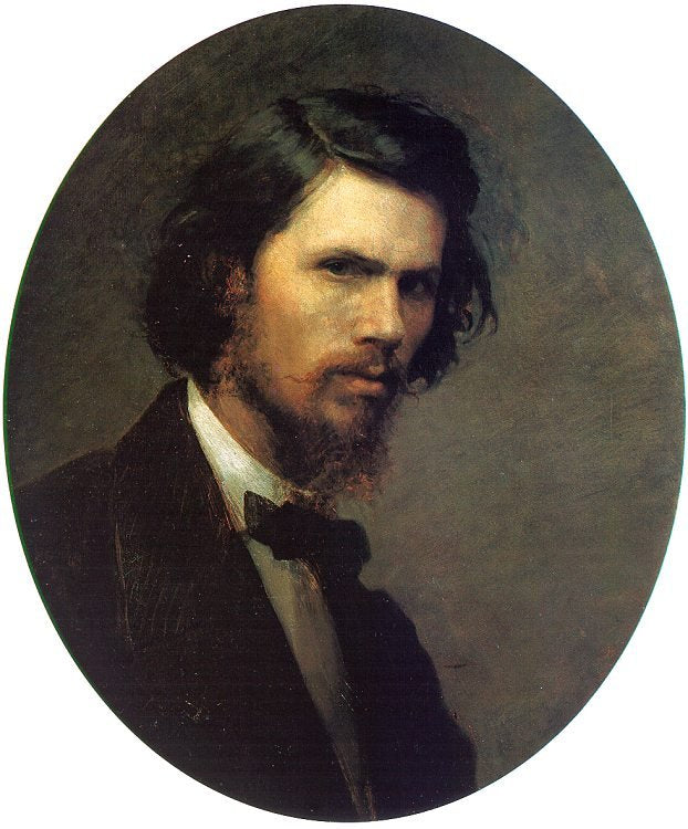 Kramskoy Ivan Nikolaevich Russian 1837 1887 Art A4 Photo Print UK