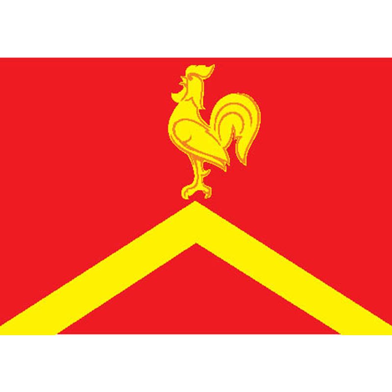 Krasnoarmeysky Rayon Flag N412 A4 Photo Print