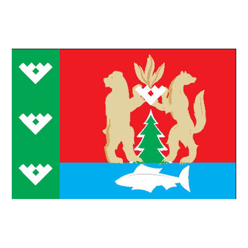 Krasnoselkupsky Rayon Flag N700 A4 Photo Print