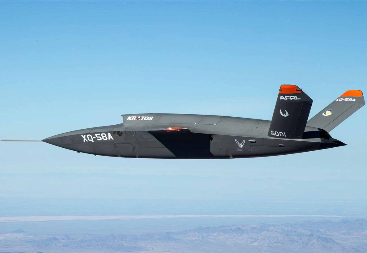 Kratos Xq58a Flying Wingman Drone Usaf A4 Photo Print