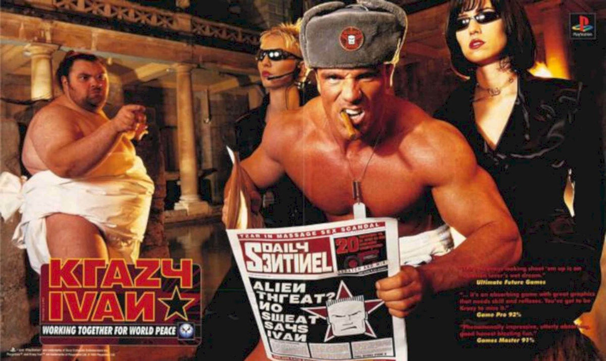 Krazzy Ivan Daily Vintage Retro Advert Poster A4 Photo Print