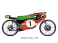 Kreidler 50cc GP Racer 1973 motorbike A4 Photo Print