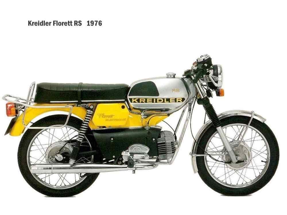 Kreidler Florett RS 1976 motorbike A4 Photo Print