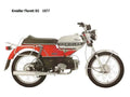 Kreidler Florett RS 1977 motorbike A4 Photo Print