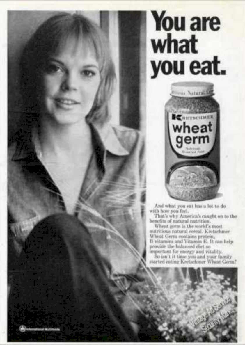 Kretchmer Wheat Germ Vintage Retro Advert Ads A4 Photo Print
