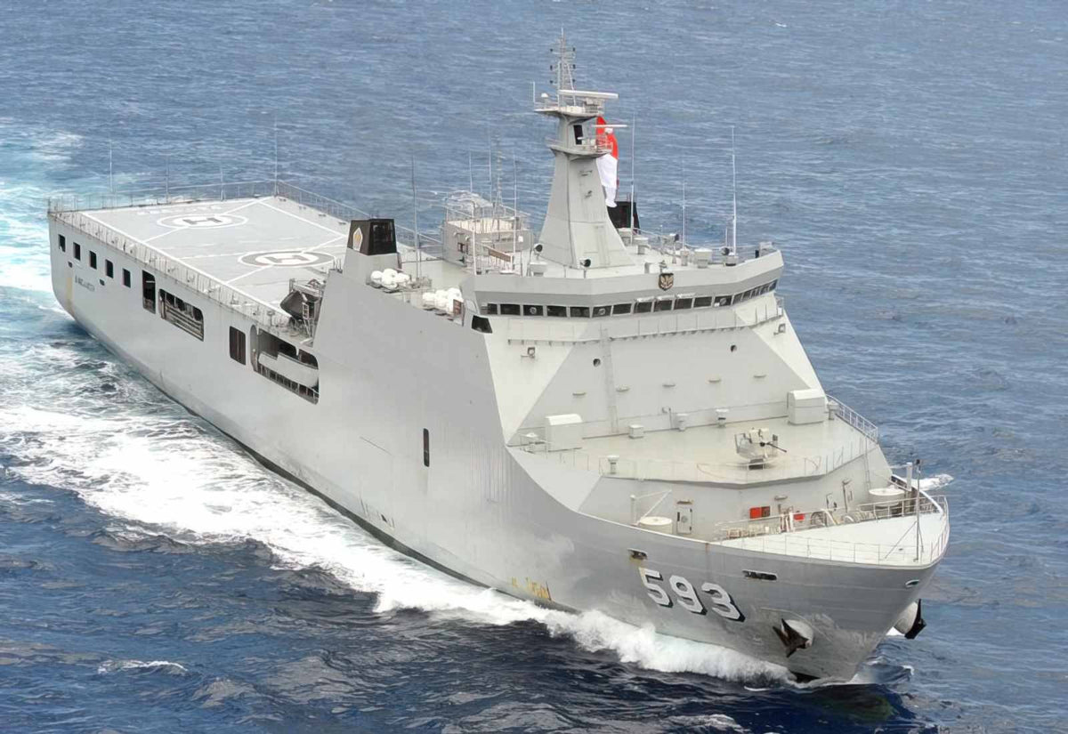 Kri Banda Aceh Lpd 593 Landing Platform Dock Indonesia A4 Photo Print