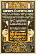 Kriege Skull Bankhaus Vintage Retro Advert Poster A4 Photo Print