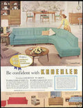 Kroehler Sofa Dining Vintage Retro Advert Ads A4 Photo Print