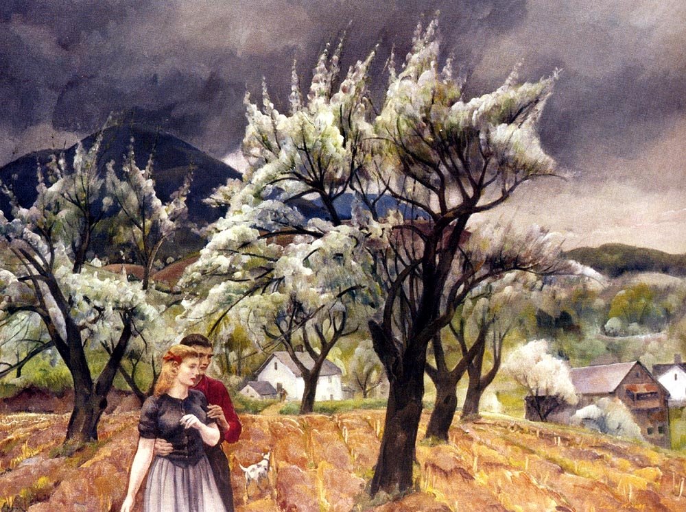 Kroll Leon Spring Romance Art A4 Photo Print