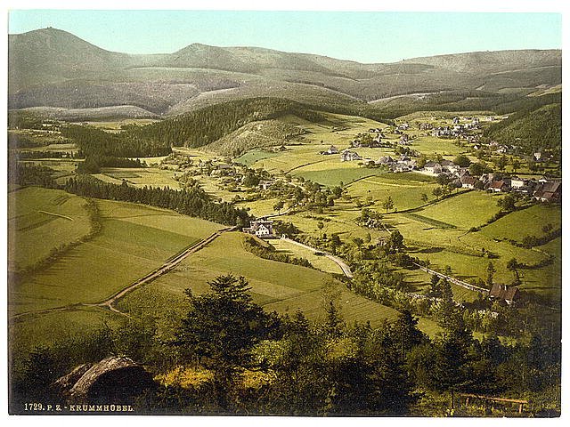 Krummhube Riesengebirge Vintage A4 Photo Print