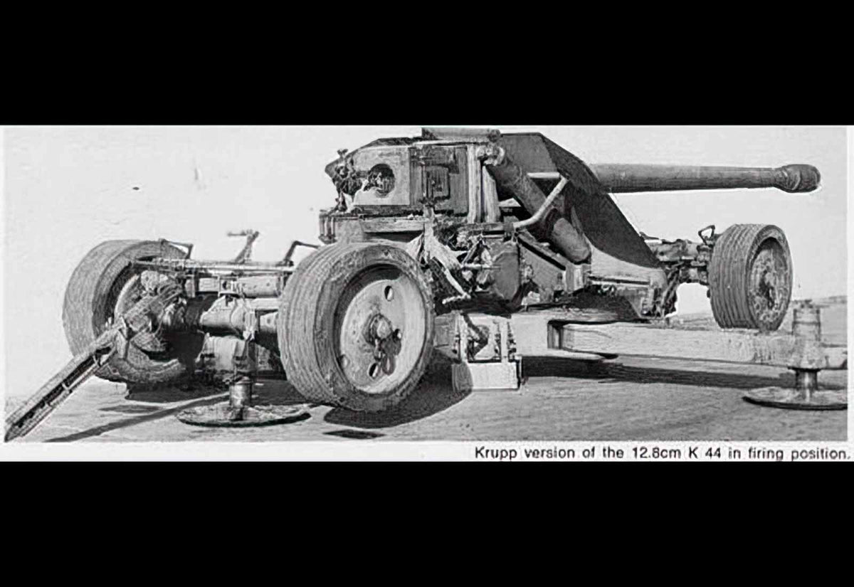 Krupp 128mm Pak44 Anti Tank Gun Germany A4 Photo Print