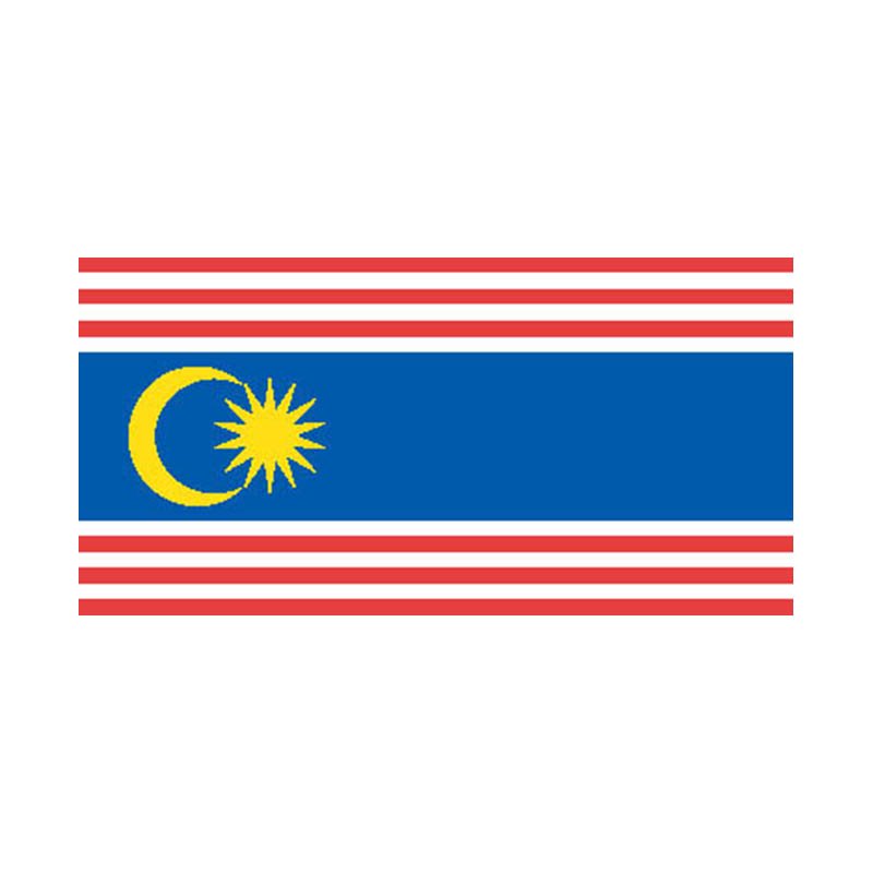 Kualalumpur Territory Flag N5156 A4 Photo Print