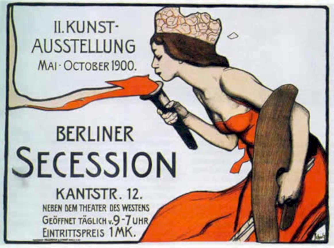 Kunst Ausstellung 1900 Vintage Retro Advert Poster A4 Photo Print