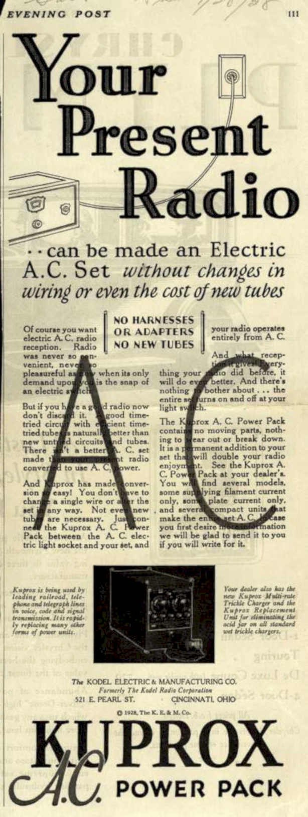 Kupor Ac Set Vintage Retro Advert Ads A4 Photo Print