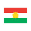 Kurdistan Flag N5105 A4 Photo Print