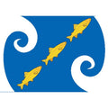 Kurilsky Rayon Flag N3267 A4 Photo Print
